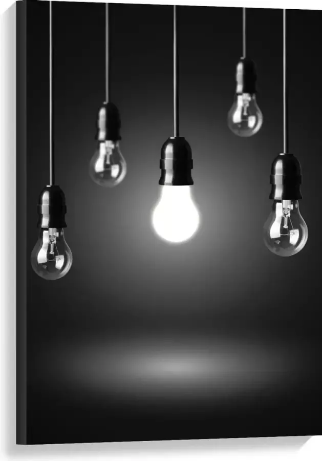 KuijsFotoprint Canvas Zwevende Lampen 60x90cm Foto op Canvas Schilderij (Wanddecoratie op Canvas)