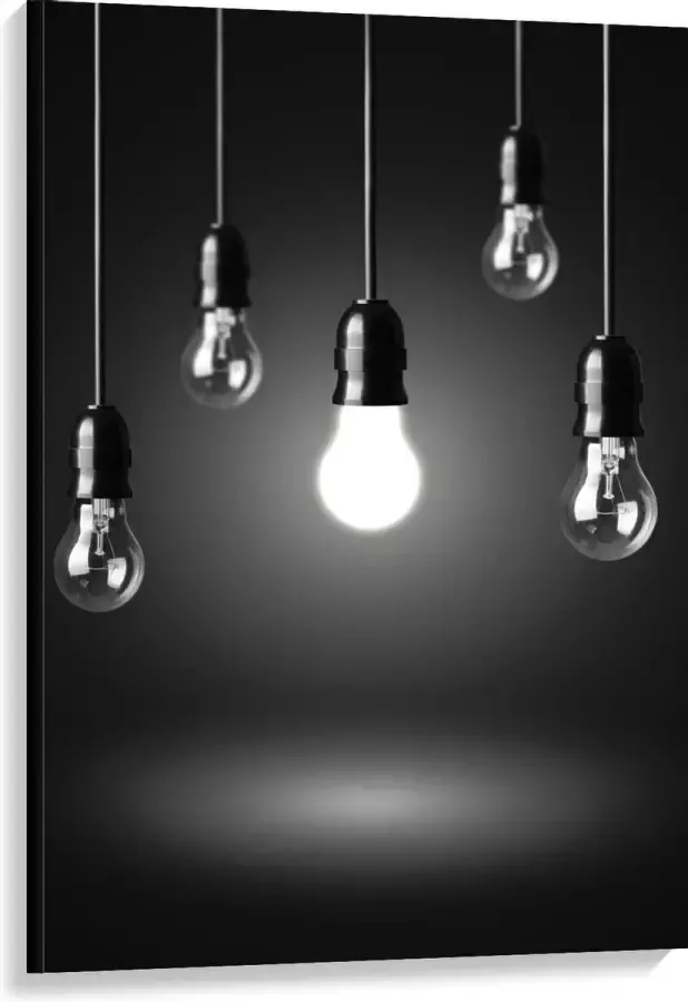 KuijsFotoprint Canvas Zwevende Lampen 80x120cm Foto op Canvas Schilderij (Wanddecoratie op Canvas)