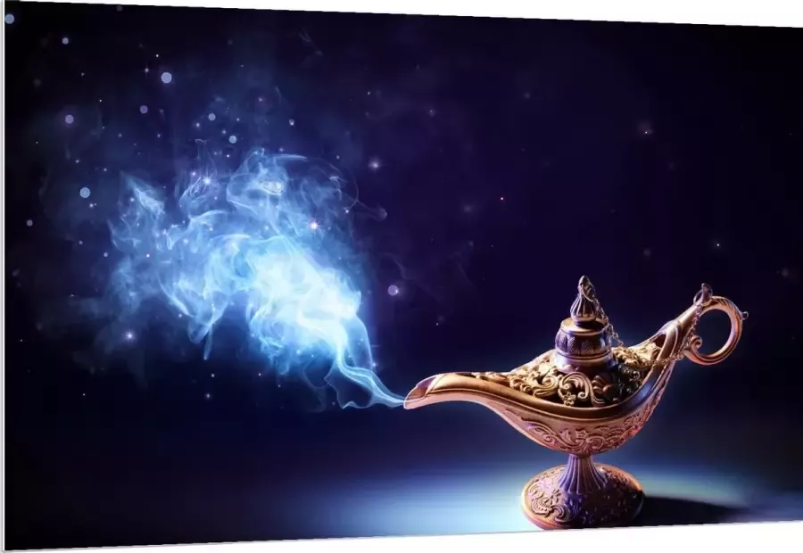 KuijsFotoprint Forex Foto van Wonder Lamp 150x100cm Foto op Forex