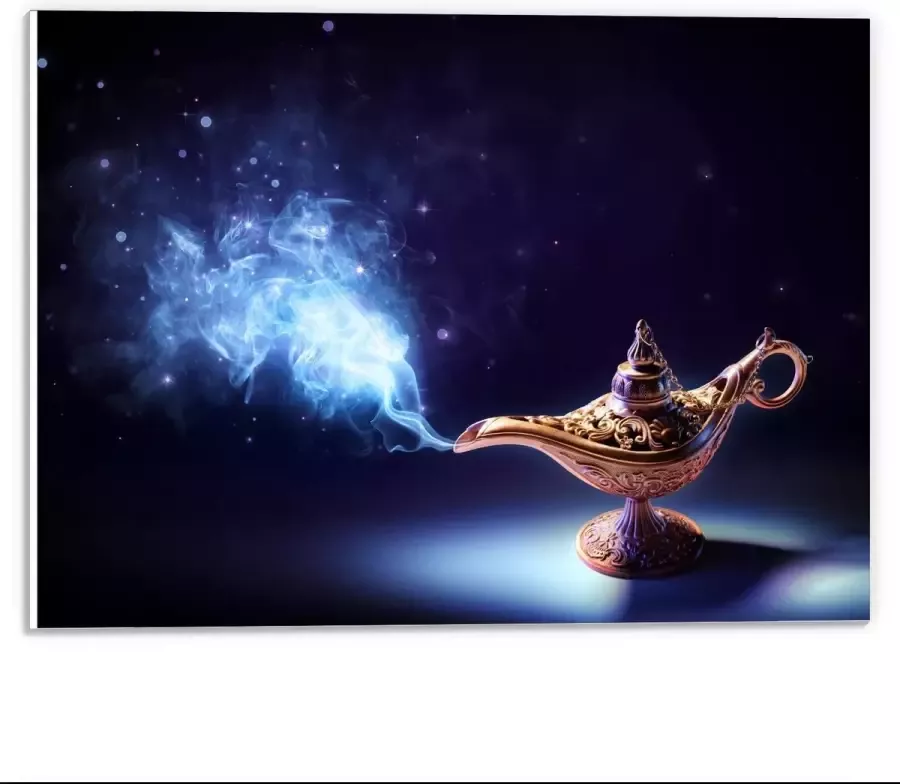 KuijsFotoprint Forex Foto van Wonder Lamp 40x30cm Foto op Forex