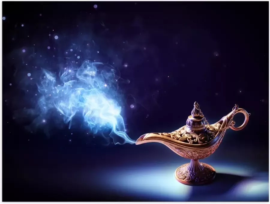 KuijsFotoprint Poster – Foto van Wonder Lamp 40x30cm Foto op Posterpapier