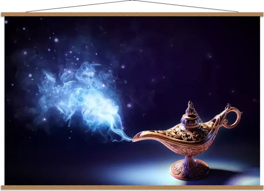 KuijsFotoprint Schoolplaat – Foto van Wonder Lamp 150x100cm Foto op Textielposter (Wanddecoratie op Schoolplaat)