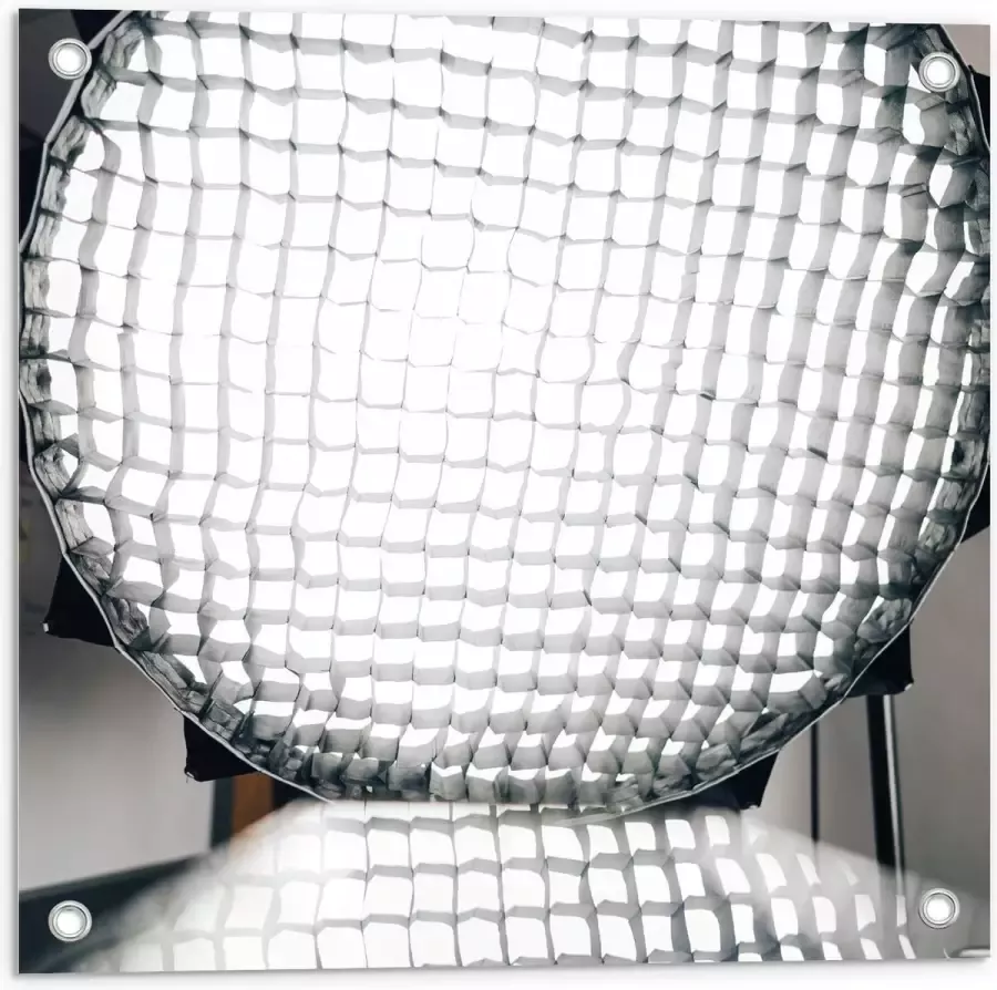 KuijsFotoprint Tuinposter – Grote Professionele Lamp 50x50cm Foto op Tuinposter (wanddecoratie voor buiten en binnen)