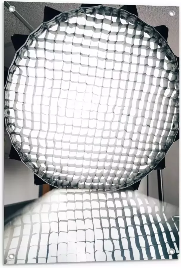 KuijsFotoprint Tuinposter – Grote Professionele Lamp 60x90cm Foto op Tuinposter (wanddecoratie voor buiten en binnen)