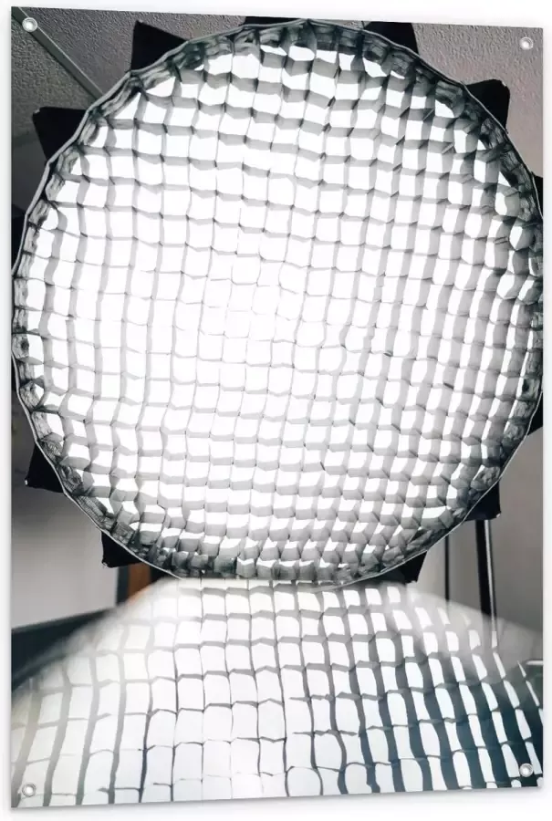 KuijsFotoprint Tuinposter – Grote Professionele Lamp 80x120cm Foto op Tuinposter (wanddecoratie voor buiten en binnen)