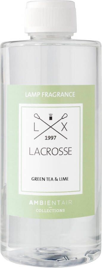 Lacrosse Geurolie Navulling Geur lamp 500 ml Green tea & Lime Citrus-Zomer fris