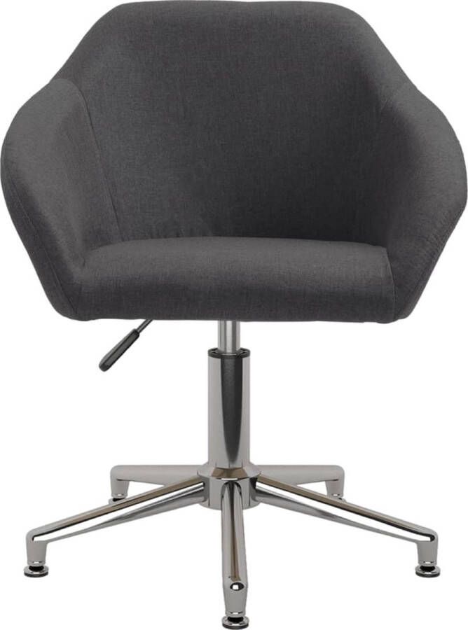 Dolce Vita La Kantoorstoel draaibaar stof donkergrijs