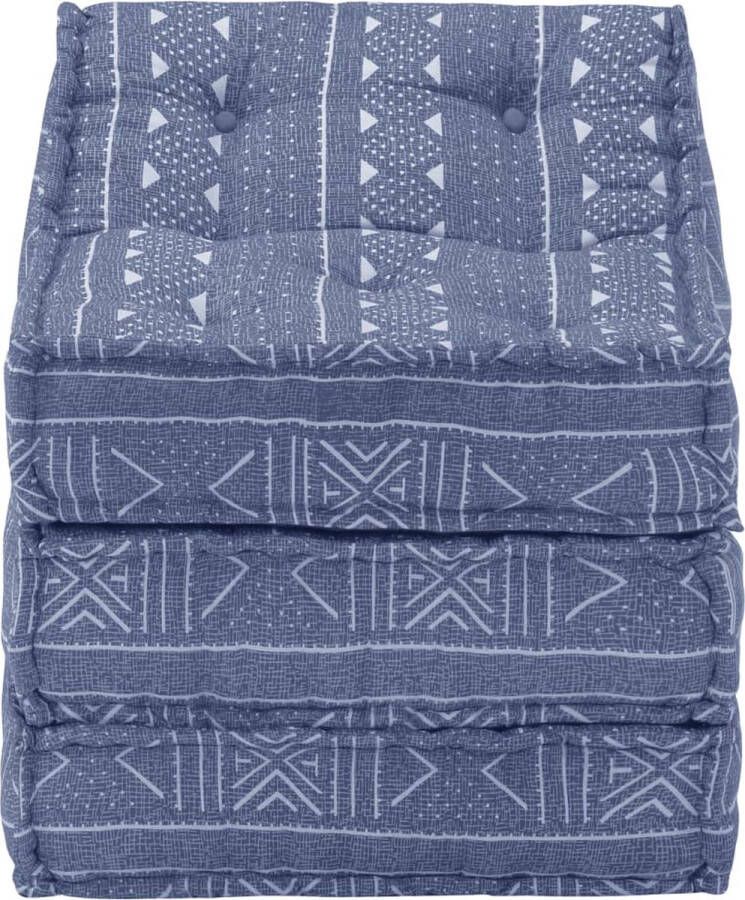 La Dolce Vita Poef modulair stof indigo - Foto 2