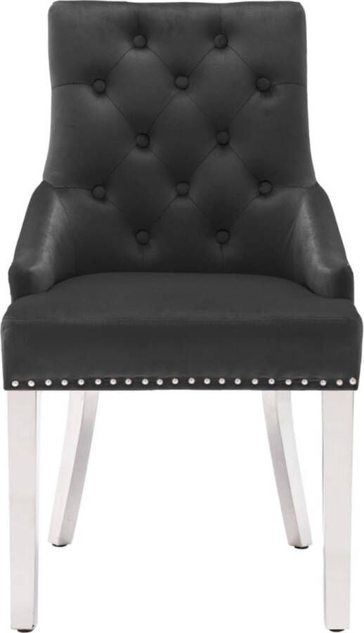 La Dolce Vita Stoel voor eetkamer Maaltijdstoel Tafelstoel Eettafelstoel Stoel voor de eettafel fluweel crèmekleurig