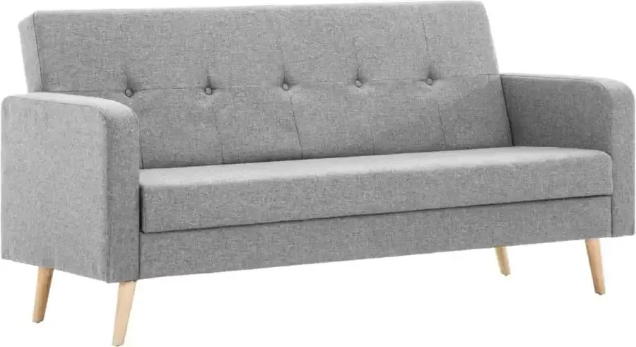 La Dolce Vita Zitmeubel Sofa Zitbank Loungebank Hoekbank Relaxbank Loveseat Bank stof lichtgrijs