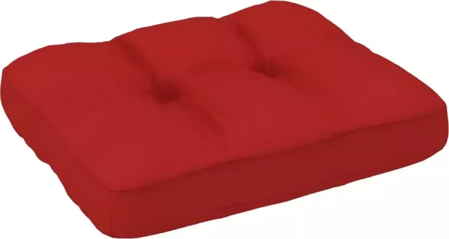 La Dolce Vita Zitmeubel Sofa Zitbank Loungebank Hoekbank Relaxbank Loveseat Bankkussen pallet 50x40x10 cm stof rood