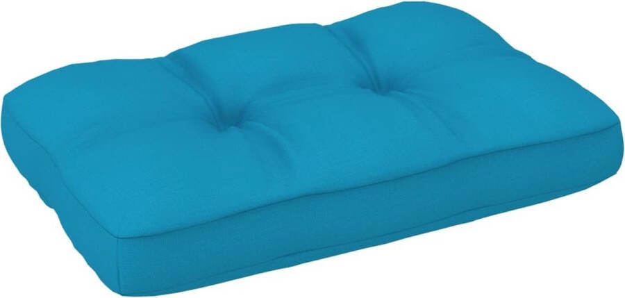 La Dolce Vita Zitmeubel Sofa Zitbank Loungebank Hoekbank Relaxbank Loveseat Bankkussen pallet 60x40x10 cm stof blauw
