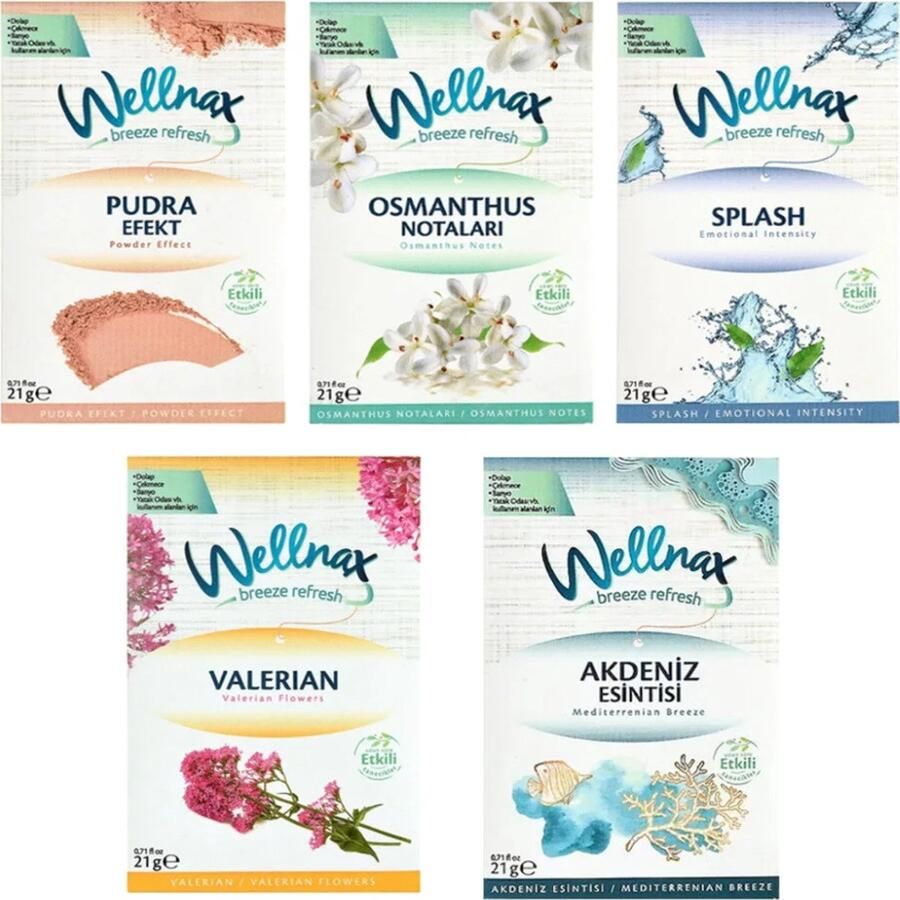 La Sheba Geurzakjes Assorti Kledingkast Parfum Kast Geur Zakjes Met Kleding Hanger Haak Geurverfrisser 5 Stuks x 21 Gr