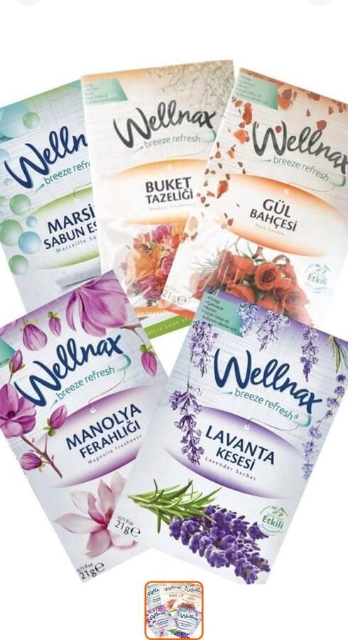 La Sheba Geurzakjes Assorti Kledingkast Parfum Kast Geur Zakjes Met Kleding Hanger Haak Geurverfrisser 5 Stuks x 21 Gr