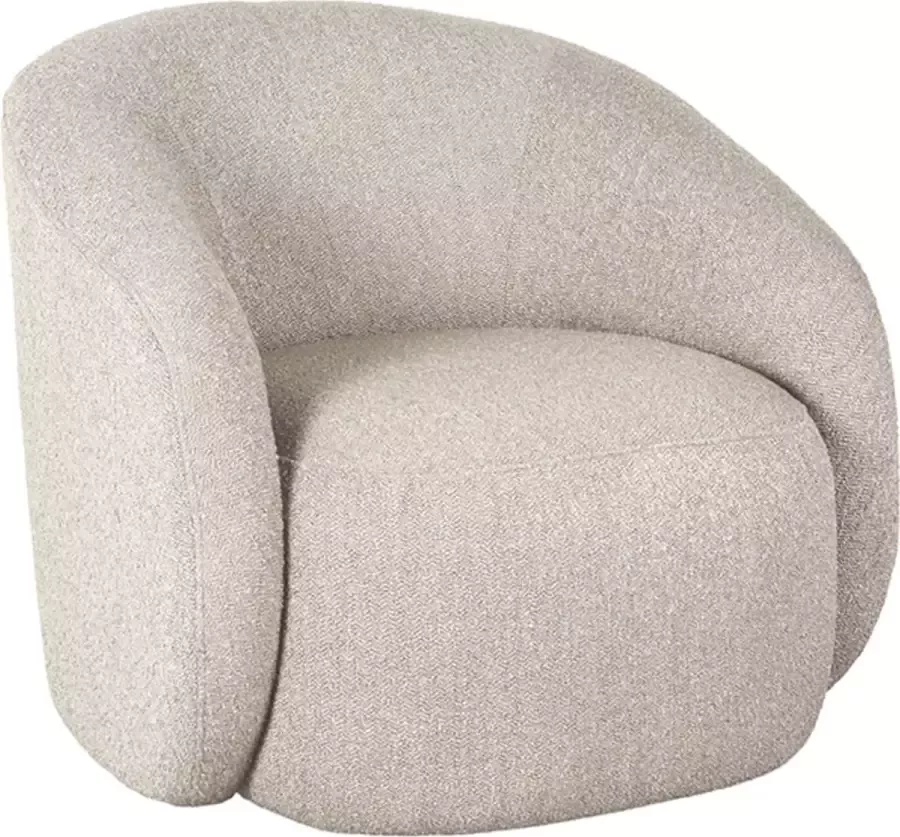 LABEL51 Alby Fauteuil Naturel Chicue Stof