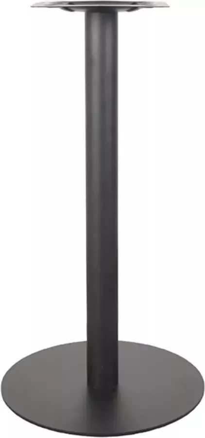 LABEL51 Tafelpoot Enkel Bartafel Zwart Metaal Enkel Rond 108 cm