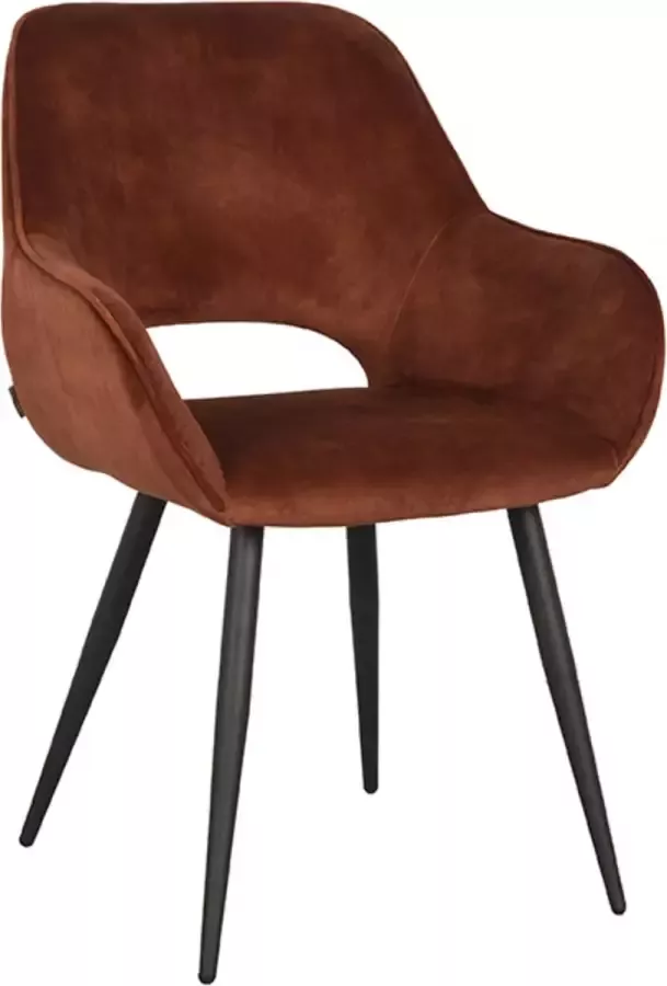 Guru's Athies Uitschuifbare Eettafel Zwart hoogglans