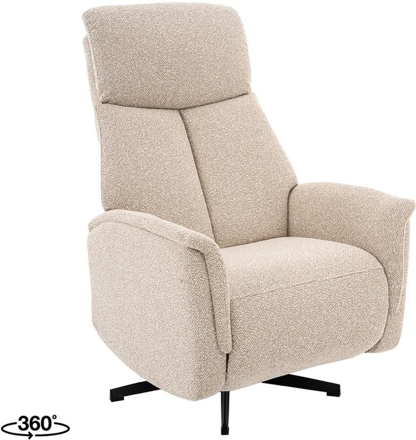LABEL51 Aarhus Fauteuil Naturel Royal Stof 2-Motorig