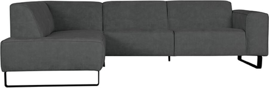 LABEL51 Amaro Hoekbank Grijs Velours Links