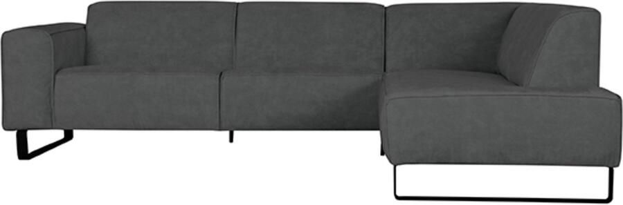 LABEL51 Amaro Hoekbank Grijs Velours Rechts