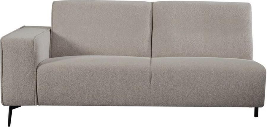 LABEL51 Bank Nero Element 2 5-Zits Links Naturel Bouclé