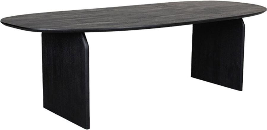 LABEL51 Cooper Eetkamertafel Zwart Hout 250 cm - Foto 3