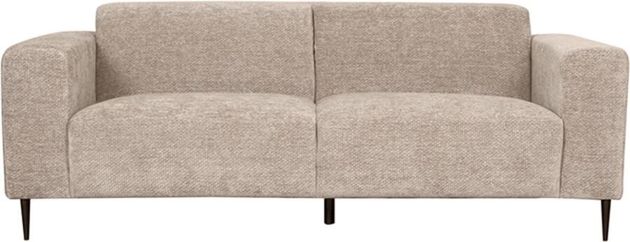 LABEL51 Eden Bank Bruin Velvet 3-Zits Met Armleuning