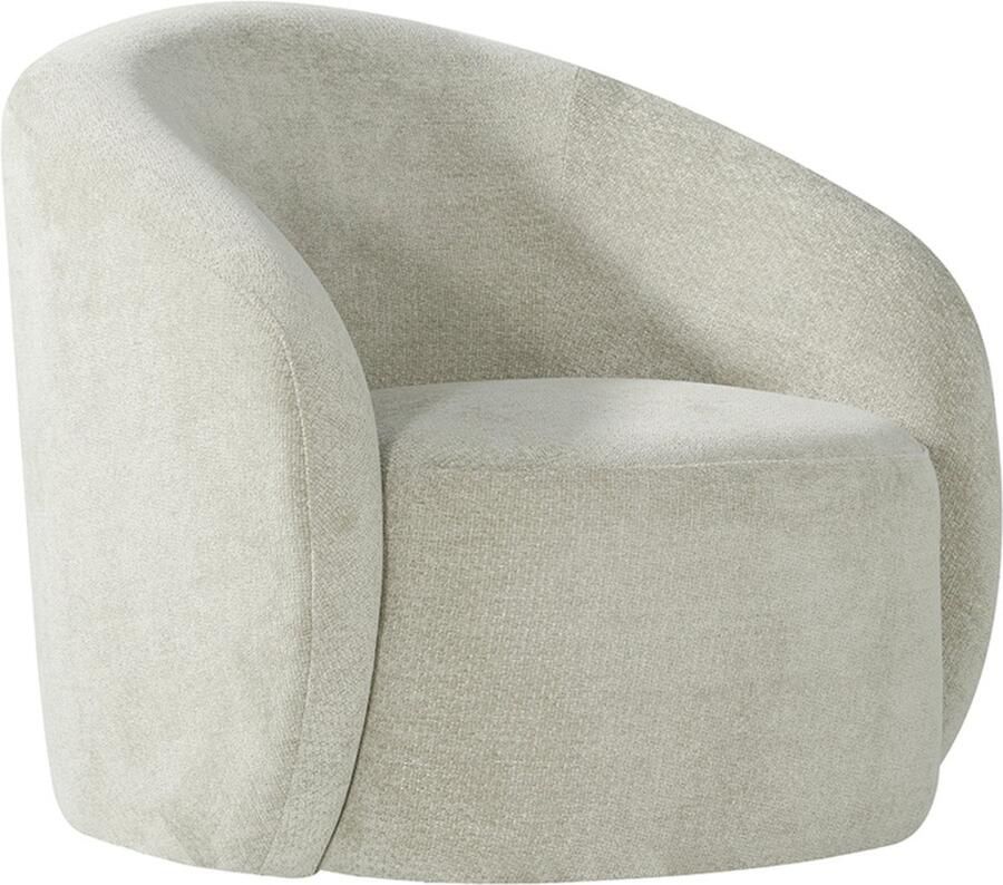 LABEL51 Fauteuil Alby Stof Naturel 84x82x79cm Zithoogte 44cm - Foto 2