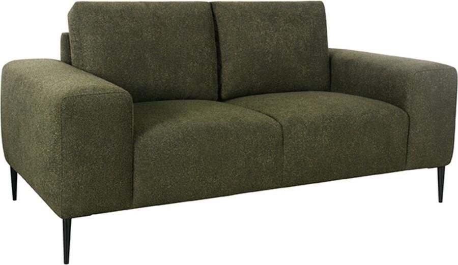 LABEL51 Ferraro Bank Groen Stof 2-Zits Met Armleuning