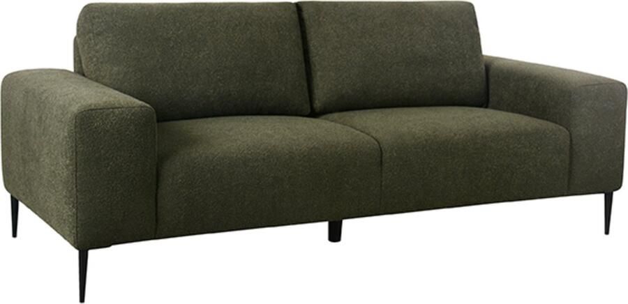 LABEL51 Ferraro Bank Groen Stof 3-Zits Met Armleuning