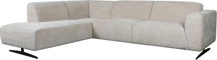 LABEL51 Rodano Hoekbank Naturel Velvet Links Met Armleuning - Foto 2