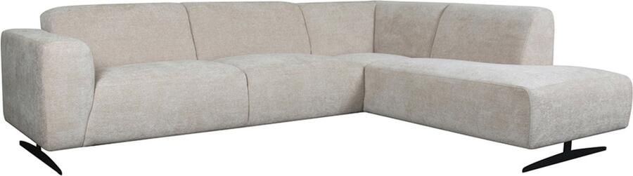 LABEL51 Rodano Hoekbank Naturel Velvet Rechts Met Armleuning - Foto 2