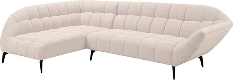 LABEL51 I_Sorisso Hoekbank 1102 Naturel Stof Links Met Armleuning