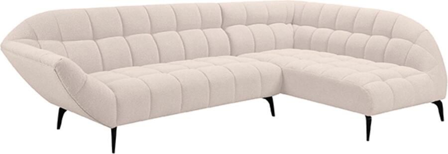 LABEL51 I_Sorisso Hoekbank 1102 Naturel Stof Rechts Met Armleuning