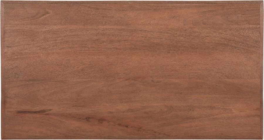 LABEL51 I_Tafelblad Straight Edge Eetkamertafel Bruin Hout 120 cm Straight