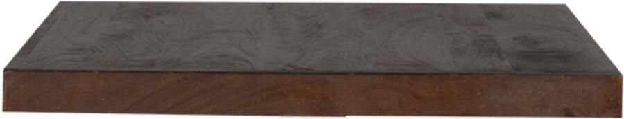 LABEL51 I_Tafelblad Straight Edge Eetkamertafel Bruin Hout 70 cm Straight