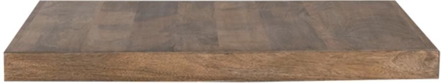 LABEL51 Tafelblad Straight Edge Eetkamertafel Naturel Mangohout 70 cm Straight