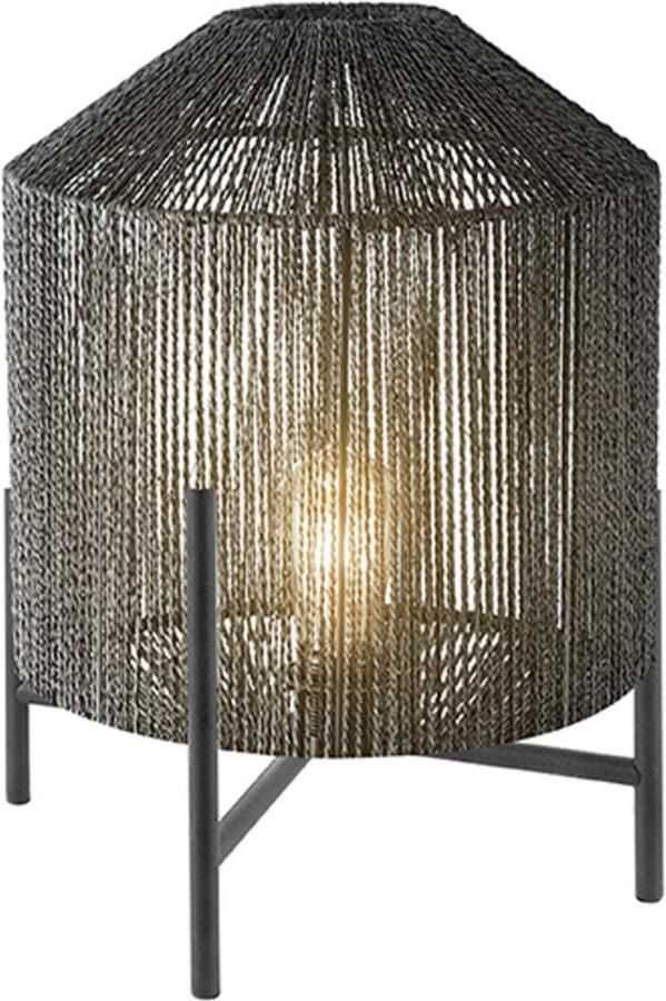 LABEL51 Ibiza Tafellamp Zwart Stof Tafellamp