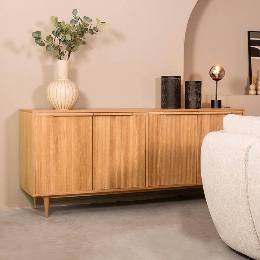 LABEL51 Jule Dressoir Naturel Eiken 200 cm - Foto 2