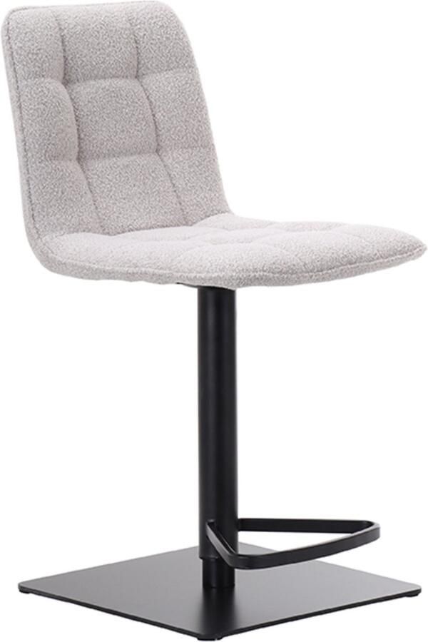 LABEL51 Juul Barkruk Naturel Stof Zithoogte 55-81 Kruk - Foto 3