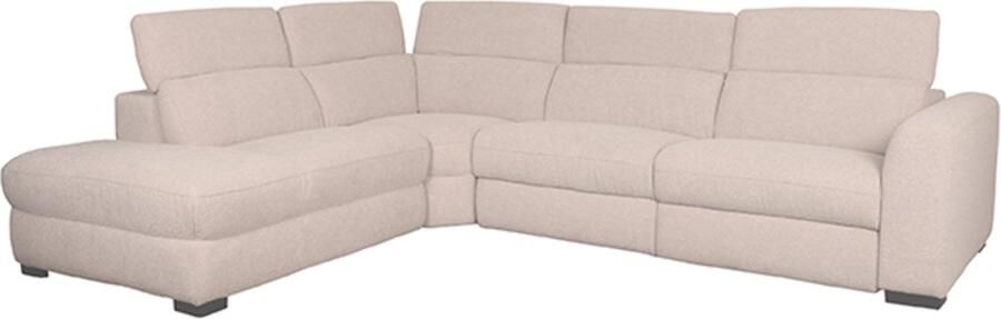 LABEL51 Livordo Hoekbank Naturel Stof Links Met Armleuning