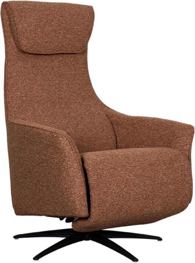 LABEL51 Lund Fauteuil Oranje Stof One Size Draaibaar Met Armleuning - Foto 4
