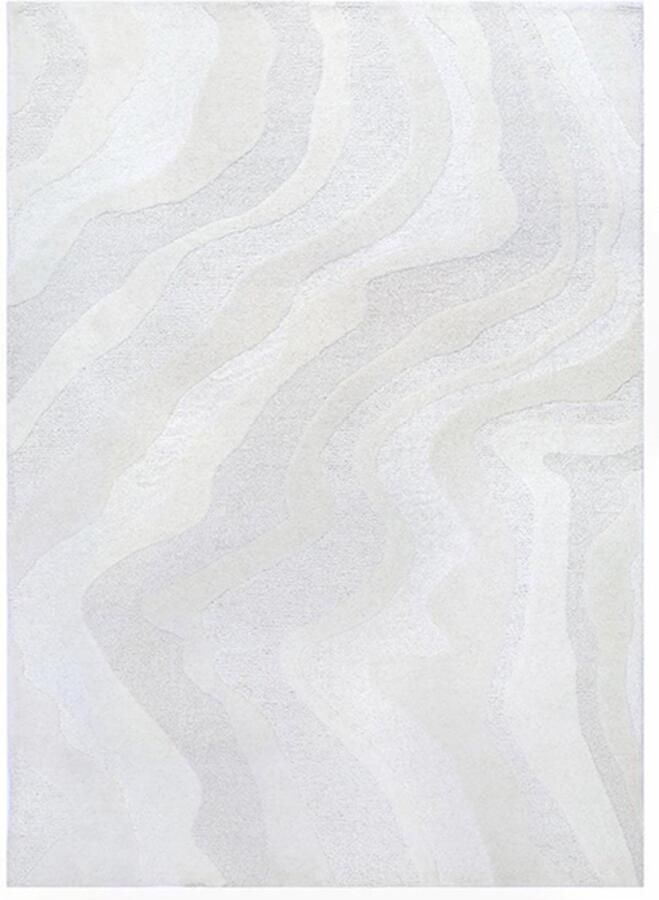 LABEL51 Mosa Vloerkleden Wit Wol 200x300 cm