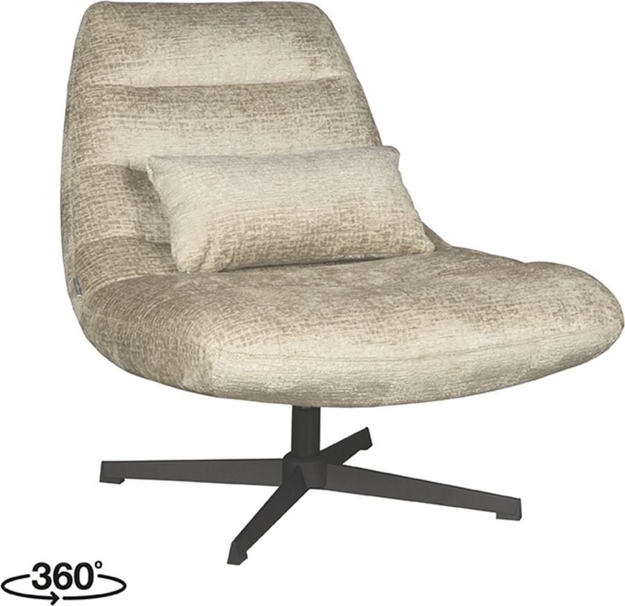LABEL51 Nox Fauteuil Naturel Stof One Size Draaibaar
