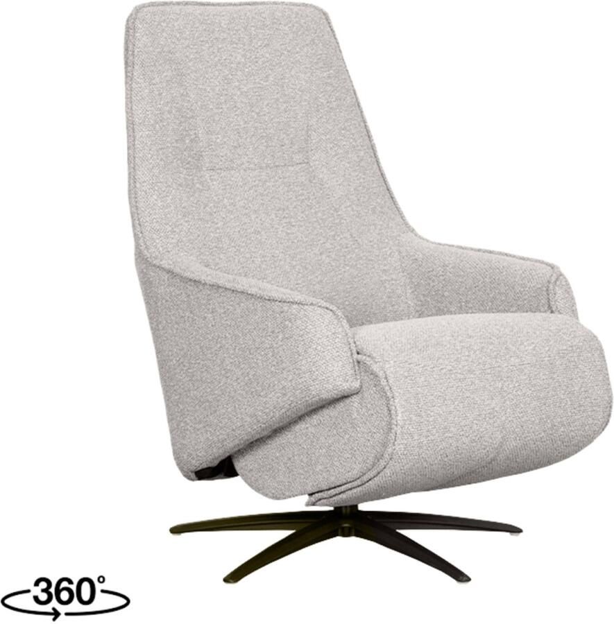 LABEL51 Odense Fauteuil Naturel Stof One Size Draaibaar Met Armleuning