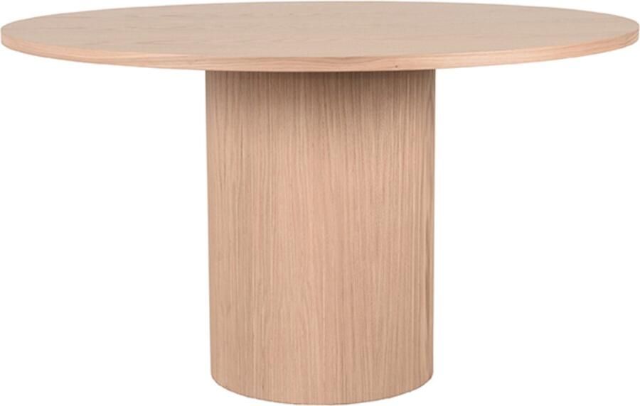 LABEL51 Oliva Eetkamertafel Naturel Eiken 130 cm Rond