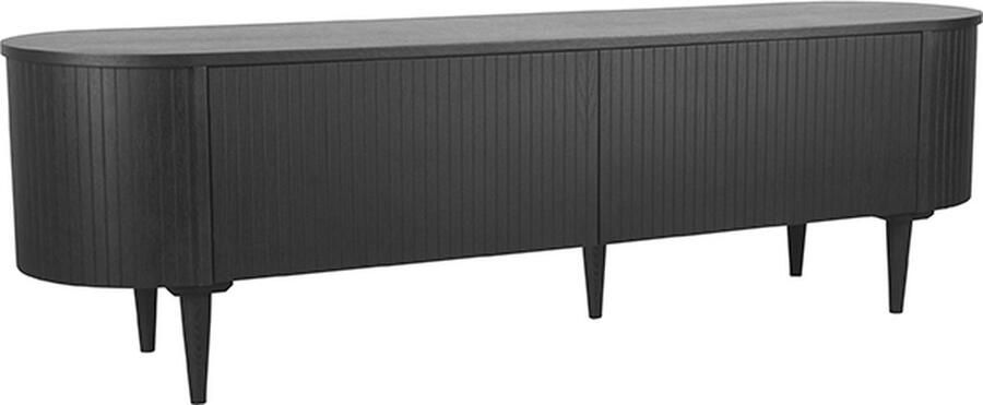 LABEL51 Oliva Tv-meubel Zwart Eiken Tv-Meubel 180 cm