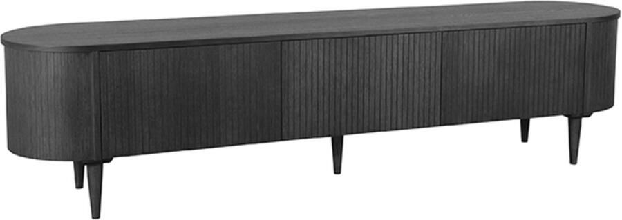 LABEL51 Oliva Tv-meubel Zwart Eiken Tv-Meubel 220 cm