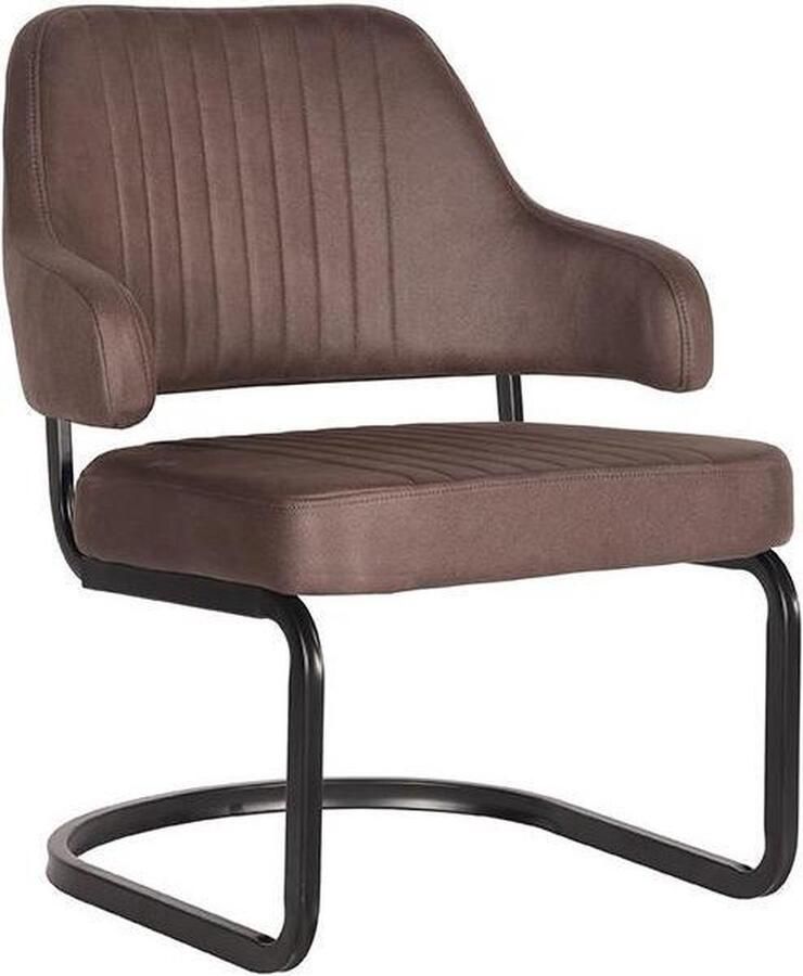 LABEL51 Otta Fauteuil Grijs Microfiber