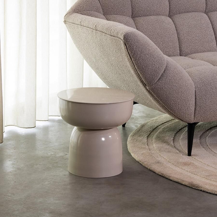 LABEL51 Pax Bijzettafel Wit Metaal 35 cm